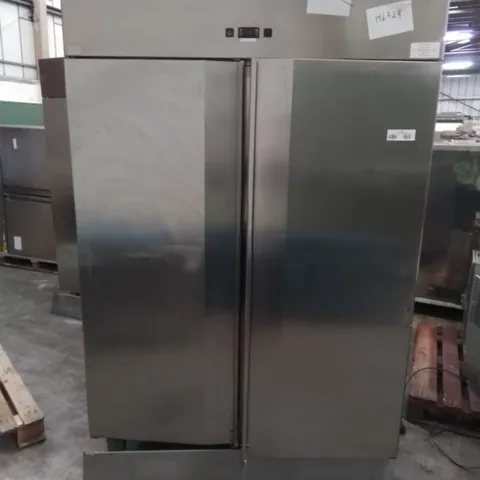 POLARIS COMMERCIAL SPA-TN-140 STAINLESS DOUBLE DOOR REFRIGERATED FOOD STORAGE UNIT