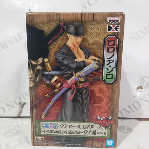 BANDAI ONE PIECE RORONOA ZORO COLLECTIBLE FIGURE