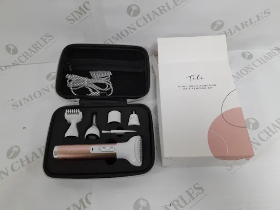 BOXED TILI 5-IN-1 MULTI-FUNCTIONAL HAIR REMOVAL KIT PINK 