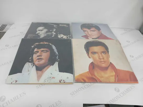 ELVIS PRESLEY VINYL RECORD COLLECTION. APPROXIMATELY 42 VINYL LPS AND BOX SETS.  AN IMPRESSIVE COLLECTION.