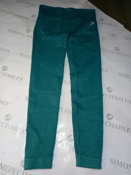 GYMSHARK LEGGING JOGGERS IN GREEN - MEDIUM