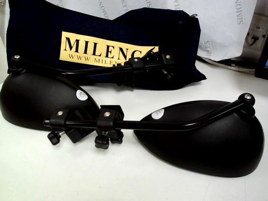 PAIR OF MILLENCO TOWING MIRRORS WITH SOFT CASE