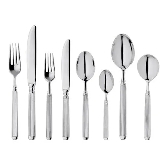 BOXED STELLAR BUCKINGHAM MIRROR POLISHED 44-PIECE CUTLERY SET (1 BOX)