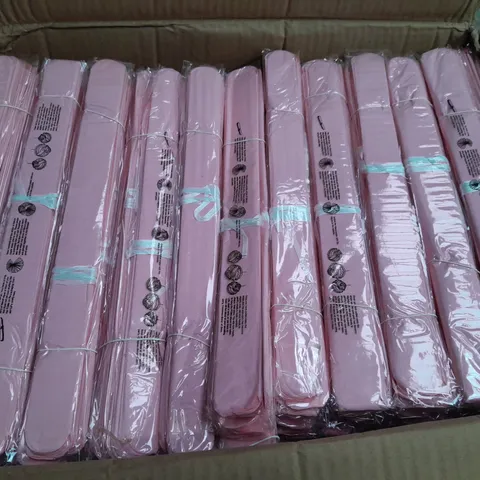 LARGE QUANTITY OF PINK 15" TISSUE PAPER DECORATIONS 