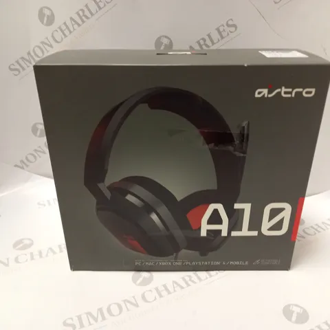 APPROXIMATELY 6 ASSORTED BOXED ASTRO A10 HEADSETS