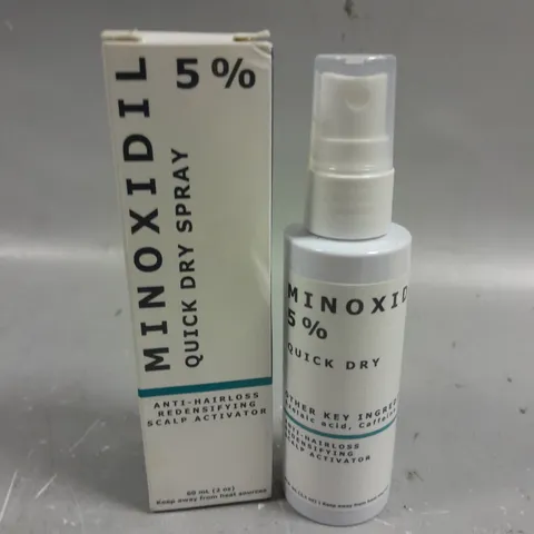 BOXED MINOXIDIL 5% QUICK DRY SPRAY SCALP ACTIVATOR - 60ML