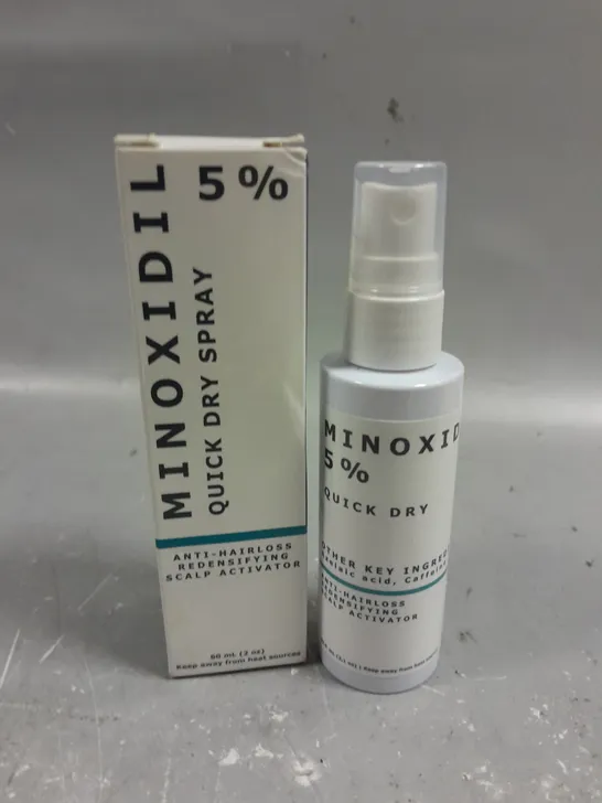 BOXED MINOXIDIL 5% QUICK DRY SPRAY SCALP ACTIVATOR - 60ML