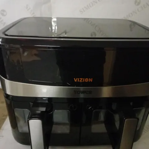 TOWER T17100 VORTX VIZION 9L DUAL BASKET AIR FRYER