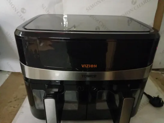 TOWER T17100 VORTX VIZION 9L DUAL BASKET AIR FRYER