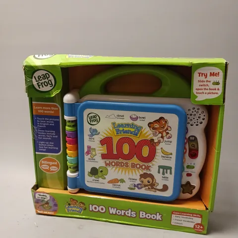 LEAP FROG LEARNING FRIENDS 100 WORDS BOOK