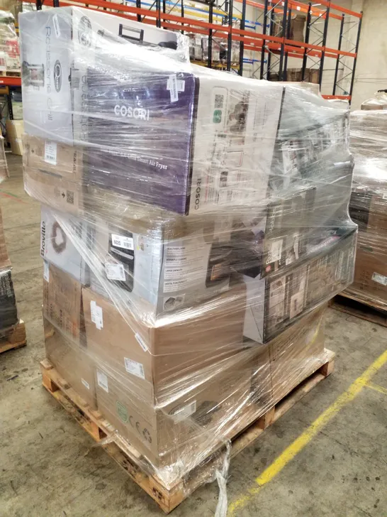 PALLET OF APPROXIMATELY 25 UNPROCESSED RAW RETURN HOUSEHOLD AND ELECTRICAL GOODS TO INCLUDE;