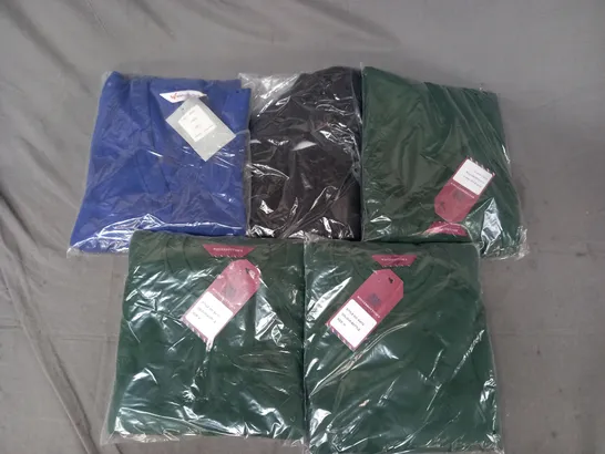 BOX OF APPROXIMATELY 50 ASSORTED SCHOOL SWEATERS IN VARIOUS COLOURS AND SIZES - COLLECTION ONLY