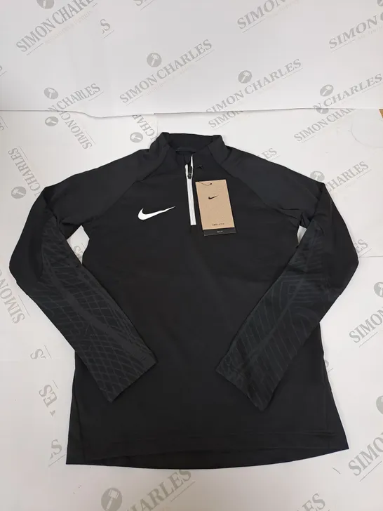 NIKE LOGO 1/4 ZIP FLEX T-SHIRT SIZE S - KIDS