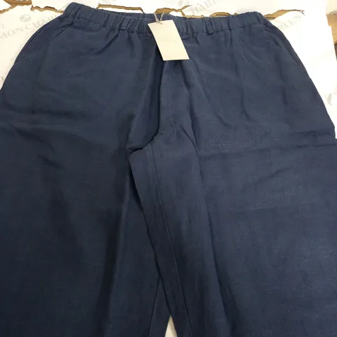 POETRY MIDNIGHT BLUE BAGGY TROUSERS - UK 18