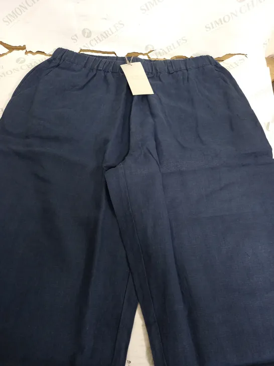 POETRY MIDNIGHT BLUE BAGGY TROUSERS - UK 18