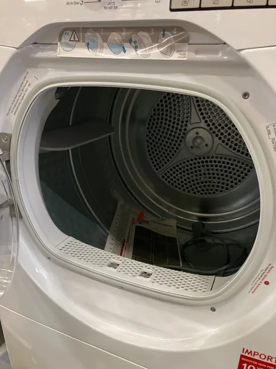 HOOVER H-DRY 300 9KG CONDENSER TUMBLE DRYER WHITE - UNPROCESSED RAW RETURN