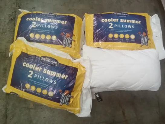 PALLET OF 4 BOXES CONTAINING PILLOWS & BEDDING 