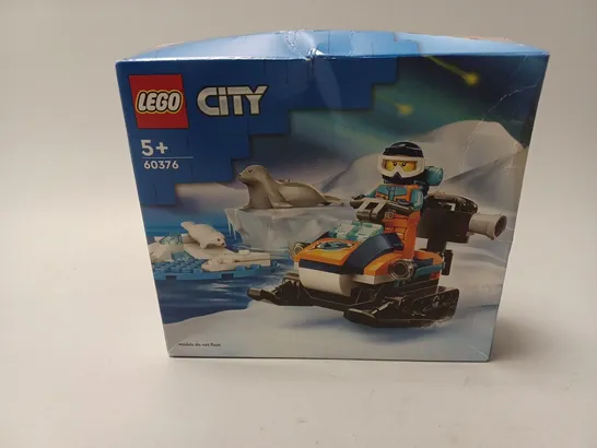 BOXED LEGO CITY ARCTIC SNOWMOBILE - 60376 RRP £10.99