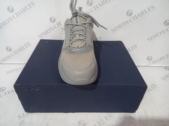 BOXED PAIR OF DIOR SHOES IN GREY EU SIZE 43