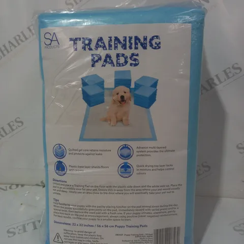 SA PACK OF APPROXIMATELY 50 TRAINING PADS