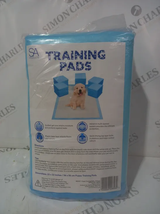 SA PACK OF APPROXIMATELY 50 TRAINING PADS