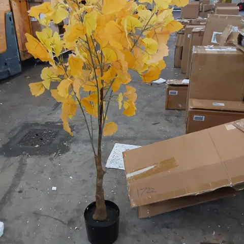 BOXED LARGE ARTIFICIAL GINKGO TREE 150CM