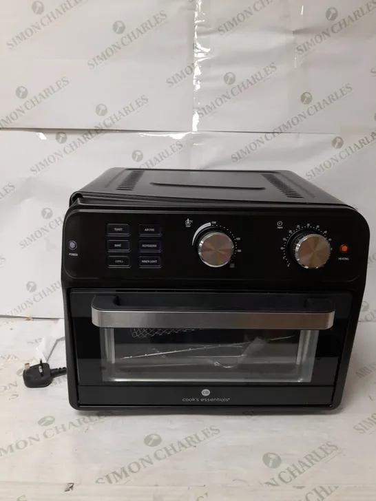 COOK'S ESSENTIAL 21-LITRE AIRFRYER OVEN IN BLACK