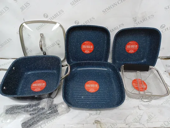 BOXED THANE FLAVORSTONE DIAMOND EDITION CHEFS COLLECTION PAN SET 