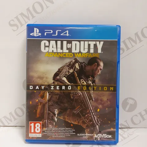 CALL OF DUTY ADVANCED WARFARE DAY ZERO EDITION ON PS4 PEGI 18