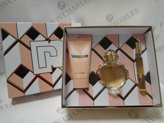 PACO RABANNE OLYMPÉA EAU DE PARFUM SPRAY 80ML GIFT SET