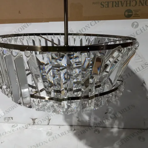 DESIGNER STYLE CRYSTAL EFFECT CEILING LIGHT