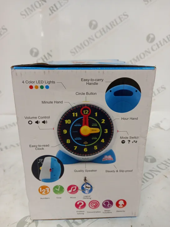 BOXED LEARNING CLOCK 3+ YEARS OLDS 