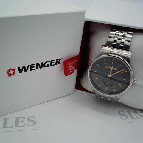 BRAND NEW BOXED WENGER URBAN DONISSIMA SILVER DIAL WATCH