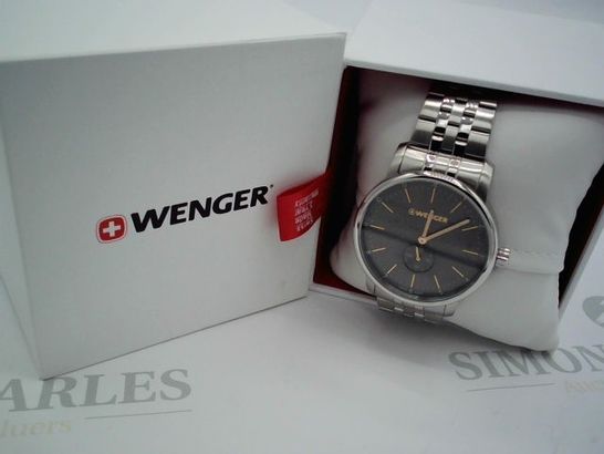 BRAND NEW BOXED WENGER URBAN DONISSIMA SILVER DIAL WATCH RRP £84.99