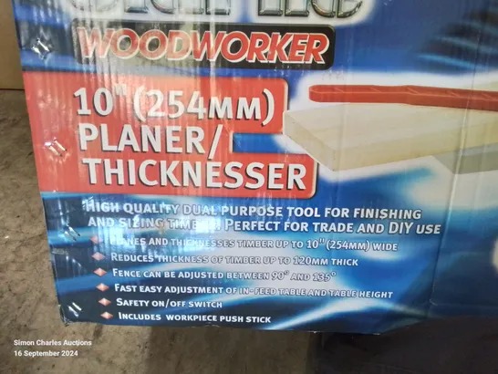 CLARKE WOODWORKER 10" (254MM) PLANER/THICKNESSER 