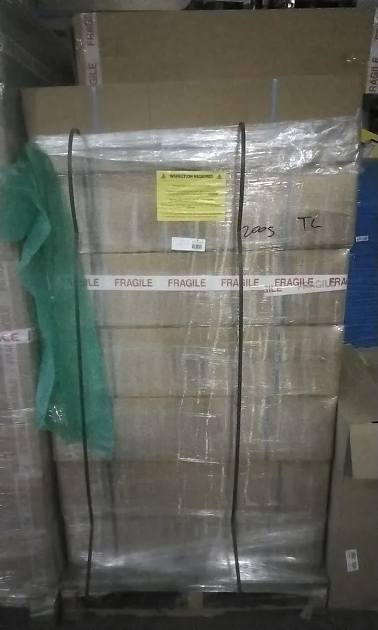 PALLET OF APPROXIMATELY 8 BOXES OF DESKTOP HYGIENE SCREEN- PLAIN 740W X960H 4MM CRYSTAL CLEAR ACRYLIC 