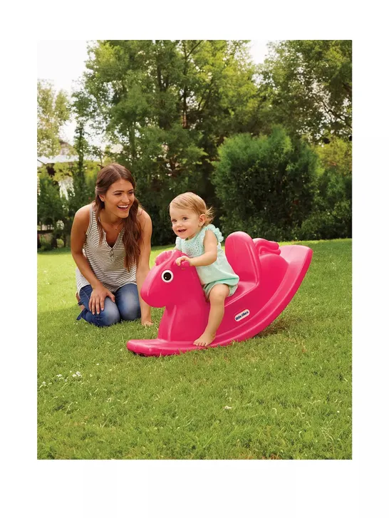 BOXED LITTLE TIKES ROCKING HORSE - PINK RRP £30