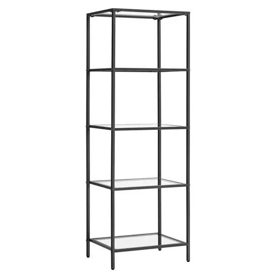 BOXED MORROWVILLE BOOKCASE - BLACK (1 BOX)