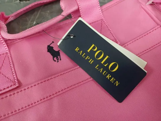 POLO RALPH LAUREN CARRY ALONG BAG IN PINK