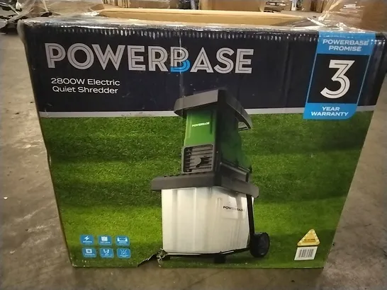 BOXED POWERBASE 2800W ELECTRIC QUIET SHREDDER