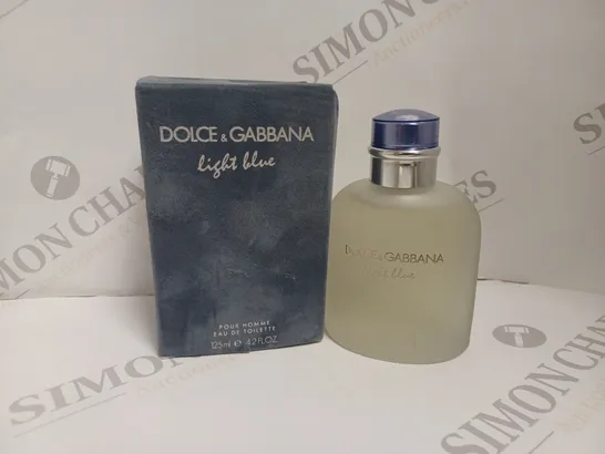 BOXED DOLCE AND GABBANA LIGHT BLUE POUR HOMME EAU DE TOILETTE - 125ML 