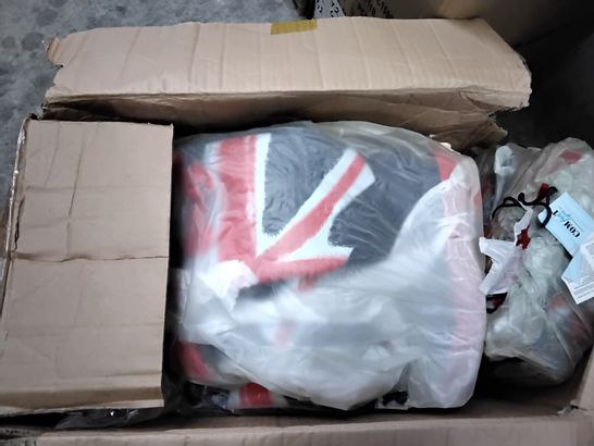 BOX OF APPROXIMATELY 10 ASSORTED UNION JACK WELLIES 