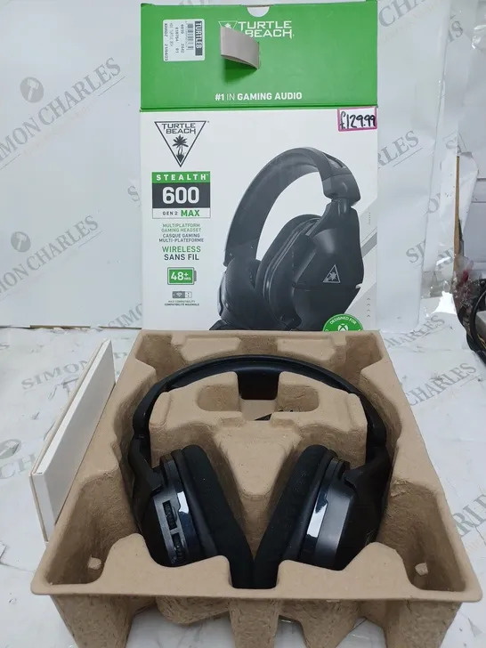 BOXED TURTLE BEACH STEALTH 600 GEN 2 MAX MULTIPLATFORM GAMING HEADSET WIRELESS