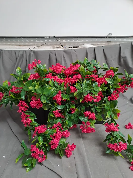 OUTLET GARDEN REFLECTIONS FAUX CREPE MYRTLE PRE-LIT TRAILING WINDOW BOX