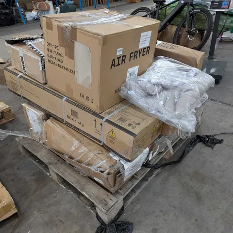 PALLET CONTAINING ASSORTED PRODUCT PARTS