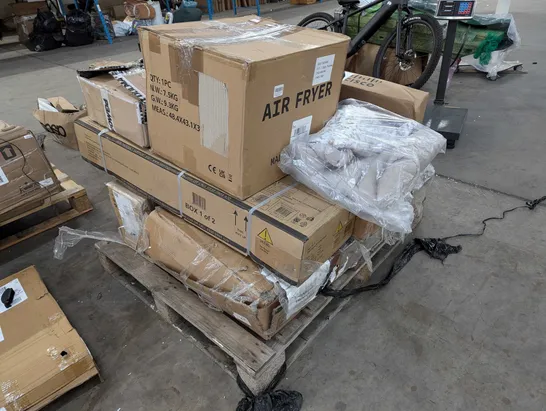 PALLET CONTAINING ASSORTED PRODUCT PARTS