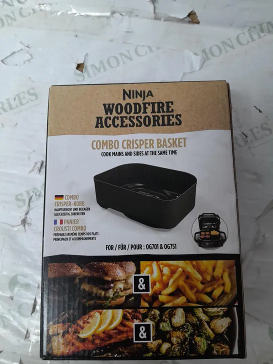 BOXED NINJA WOODFIRE ACCESSORIES COMBO CRISPER BASKET 