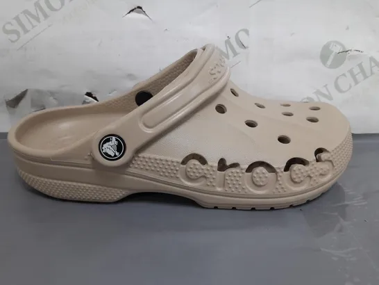 PAIR OF CROCS BAYA CLOGS IN TAUPE UK SIZE M5/W6