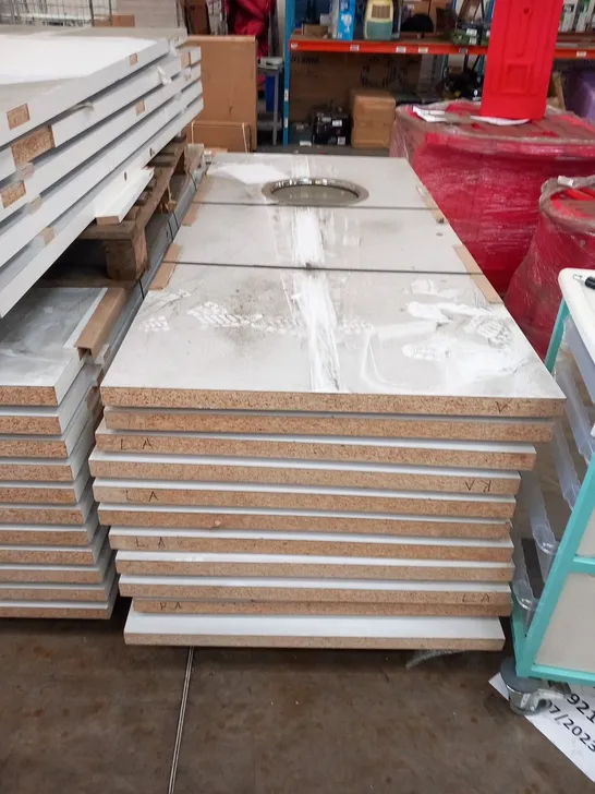 PALLET OF APPROXIMATELY 11 ASSORTED DOORS