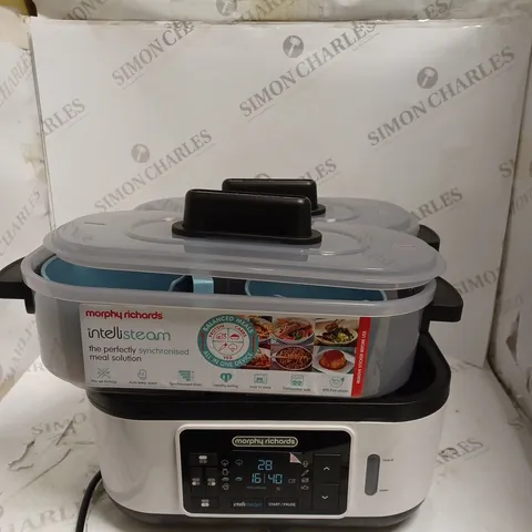 BOXED MORPHY RICHARDS INTELLISTEAM FOOD STEAME
